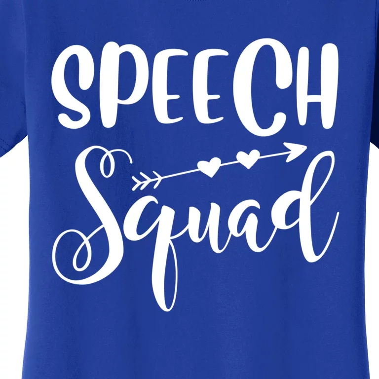 Speech Squad Cute Speech Language Pathologist Therapist Gift Women's T-Shirt