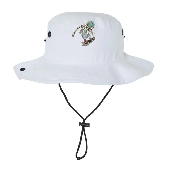 Skater Skeleton Cartoon Legacy Cool Fit Booney Bucket Hat