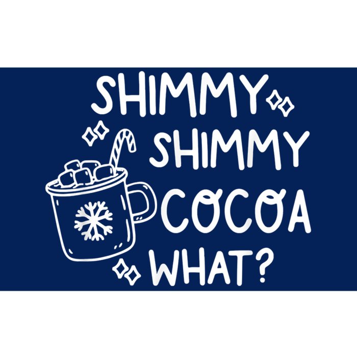 Shimmy Shimmy Cocoa What Apparel Merry Christmas Drink Bumper Sticker