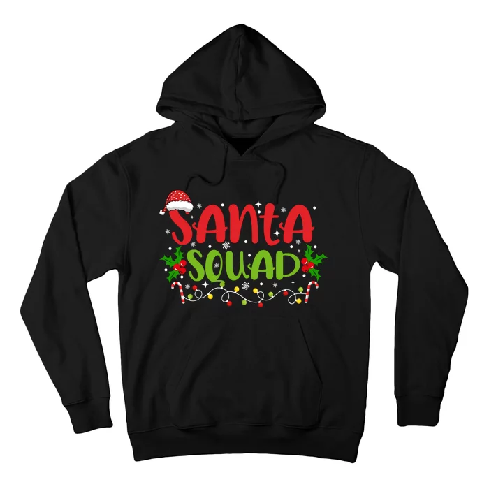 Santa Squad Christmas Holiday Festive Hoodie