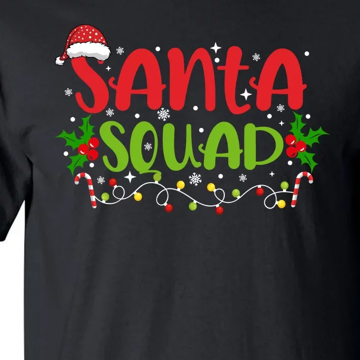 Santa Squad Christmas Holiday Festive Tall T-Shirt