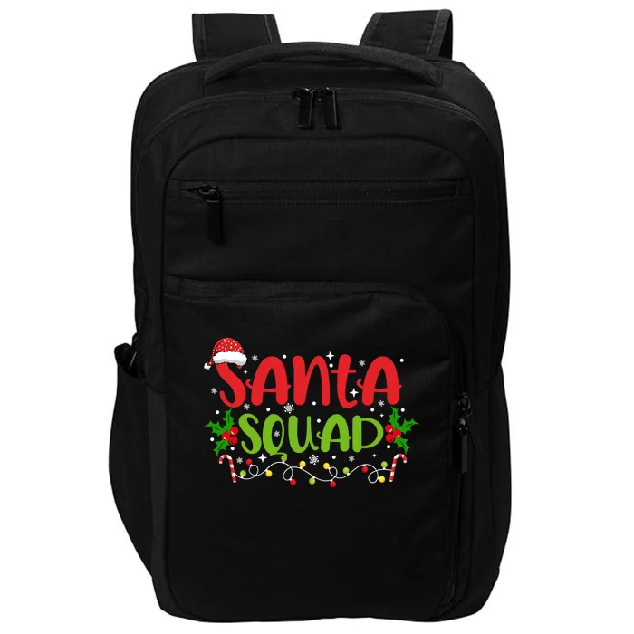 Santa Squad Christmas Holiday Festive Impact Tech Backpack