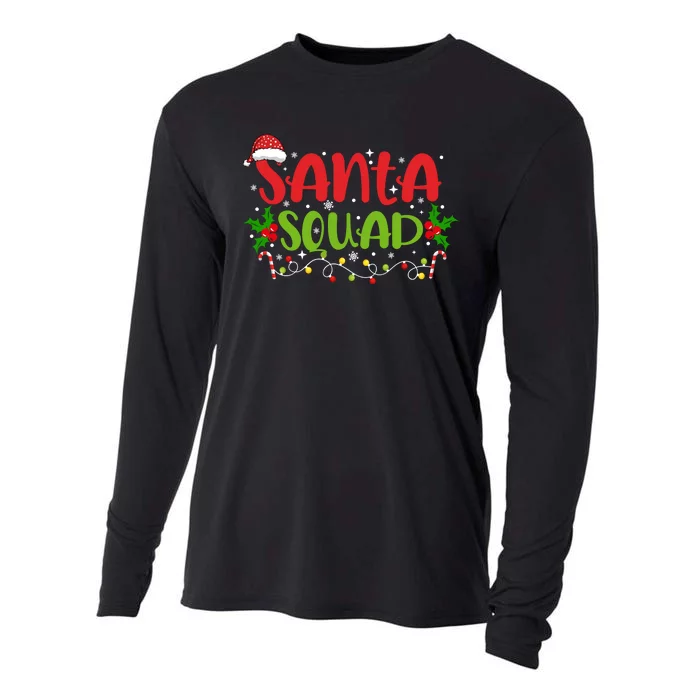 Santa Squad Christmas Holiday Festive Cooling Performance Long Sleeve Crew