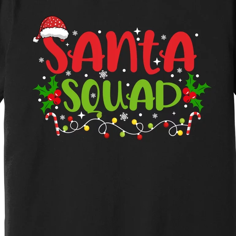 Santa Squad Christmas Holiday Festive Premium T-Shirt