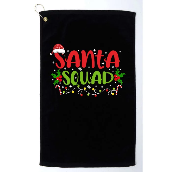 Santa Squad Christmas Holiday Festive Platinum Collection Golf Towel