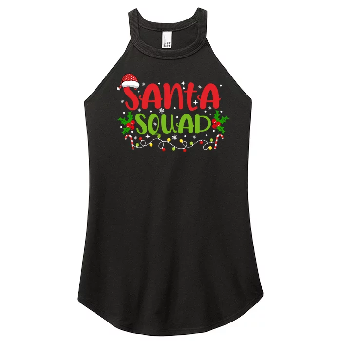 Santa Squad Christmas Holiday Festive Women’s Perfect Tri Rocker Tank