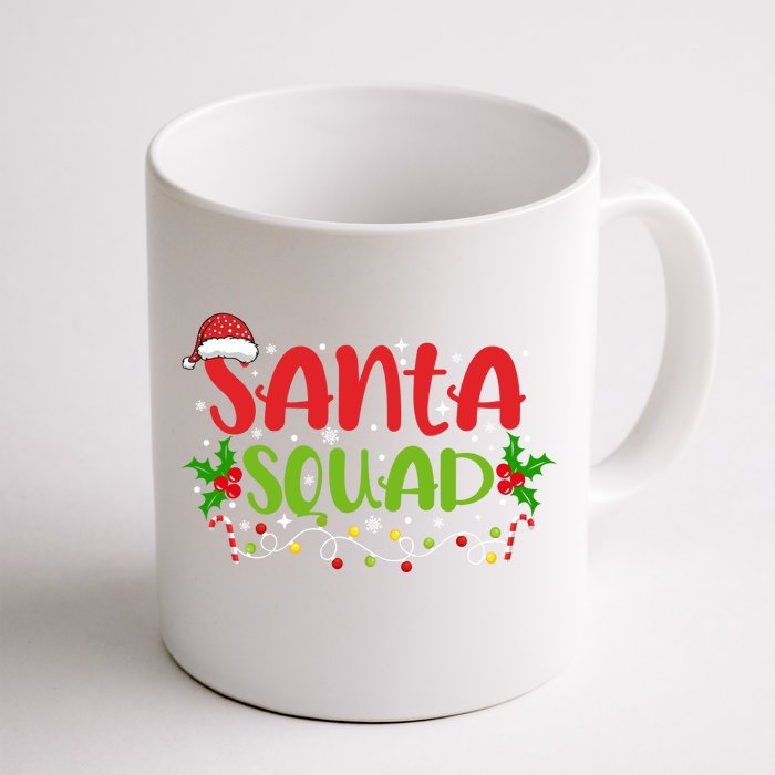 Santa Squad Christmas Holiday Festive Front & Back Coffee Mug