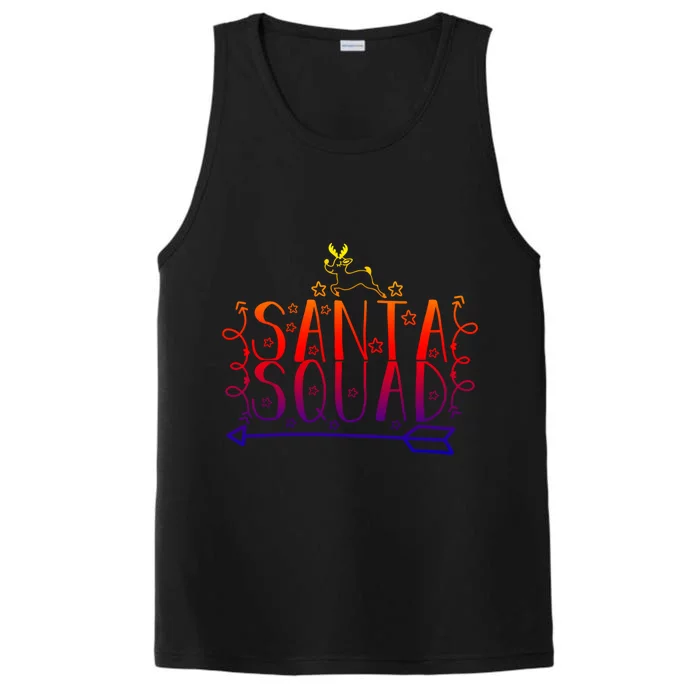 Santa Squad Cute Gift Funny Gift Performance Tank