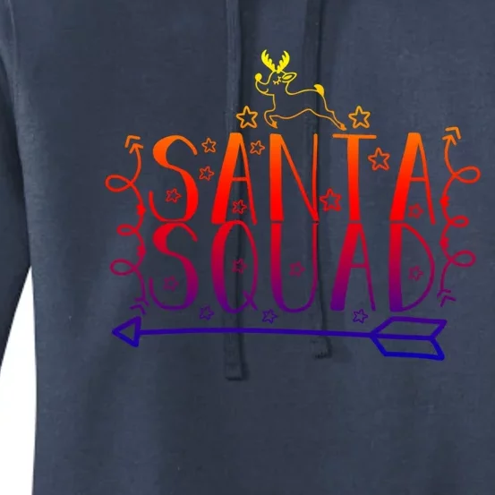 Santa Squad Cute Gift Funny Gift Women's Pullover Hoodie