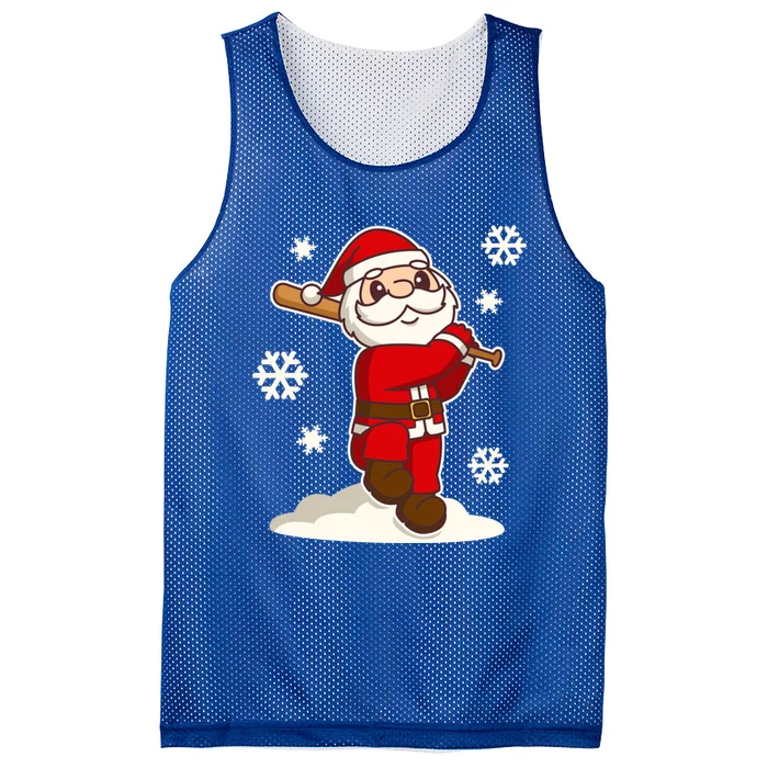 Sporty Santa Claus Baseball Christmas Gift Mesh Reversible Basketball Jersey Tank