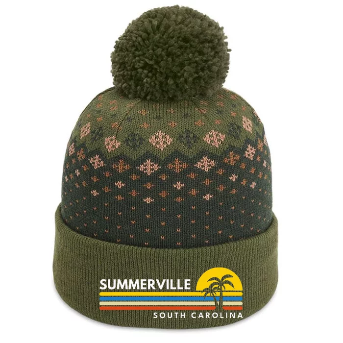 Summerville South Carolina Sc The Baniff Cuffed Pom Beanie