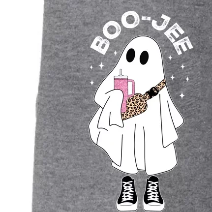 Spooky Season Cute Ghost Halloween Costume Boujee Boojee Gift Doggie 3-End Fleece Hoodie