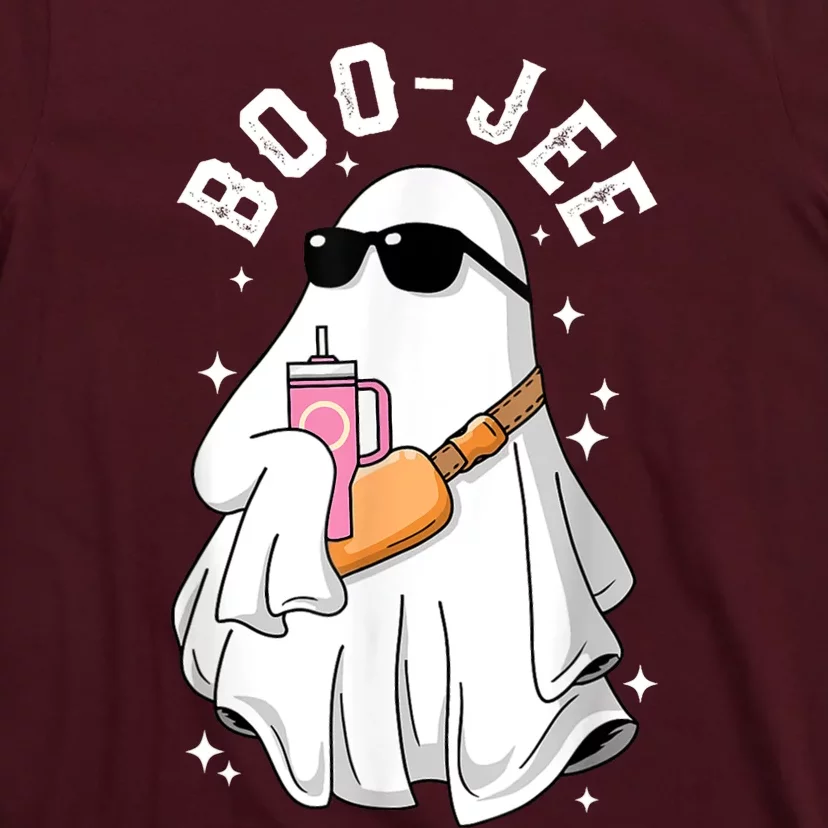 Spooky Season Cute Ghost Halloween Costume Boujee Boo Jee T-Shirt