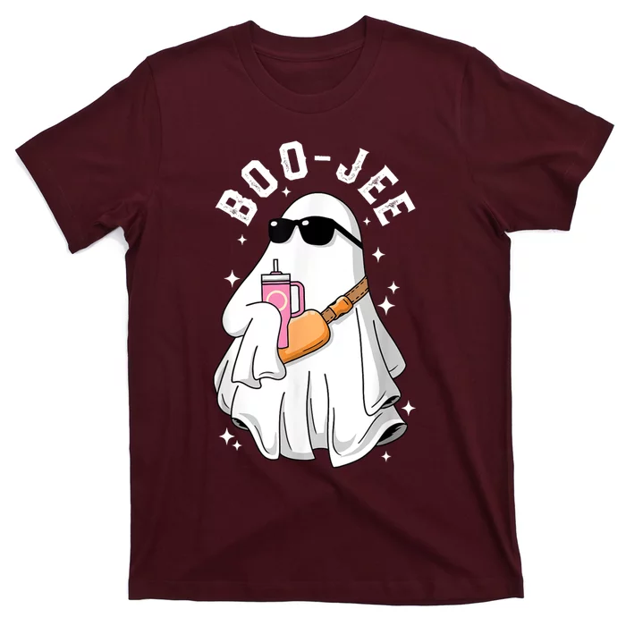 Spooky Season Cute Ghost Halloween Costume Boujee Boo Jee T-Shirt