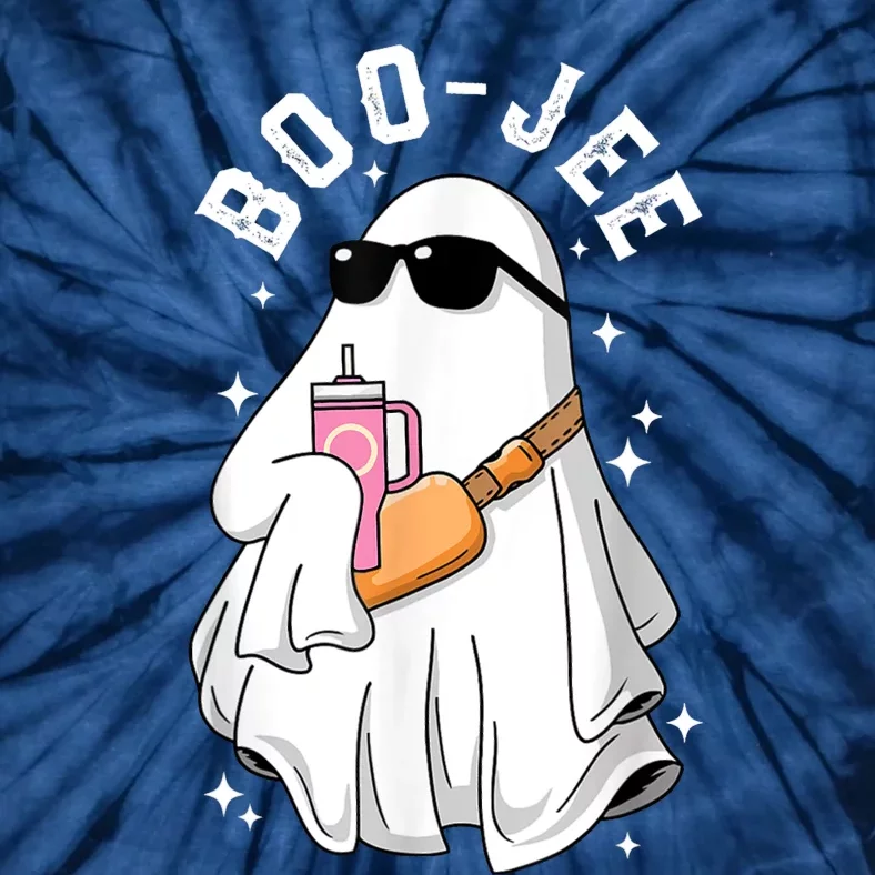 Spooky Season Cute Ghost Halloween Costume Boujee Boo Jee Tie-Dye T-Shirt