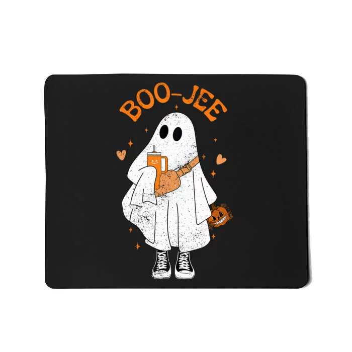 Spooky Season Cute Ghost Halloween Boujee Boo Jee Mousepad