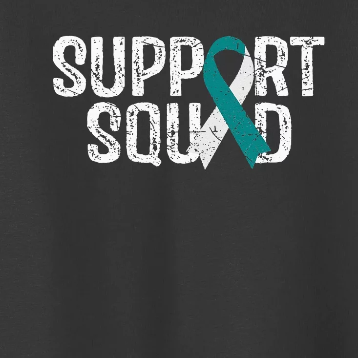 Support Squad Cervical Cancer Awareness Toddler T-Shirt