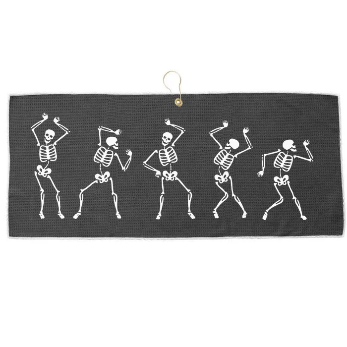 Spooky Skeleton Costume for Fall Festivities Large Microfiber Waffle Golf Towel