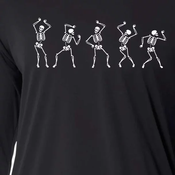 Spooky Skeleton Costume for Fall Festivities Cooling Performance Long Sleeve Crew