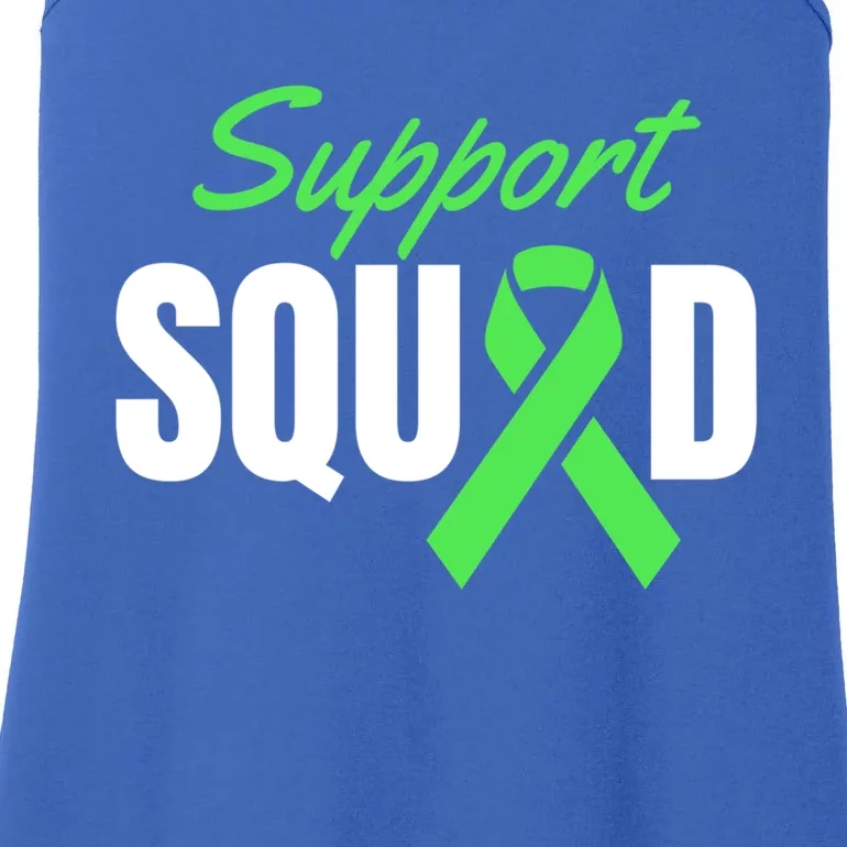 Support Squad Celiac Disease Awareness Green Ribbon Gift Ladies Essential Tank