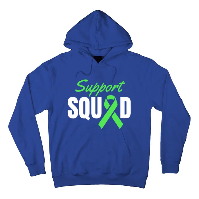 Support Squad Celiac Disease Awareness Green Ribbon Gift Tall Hoodie