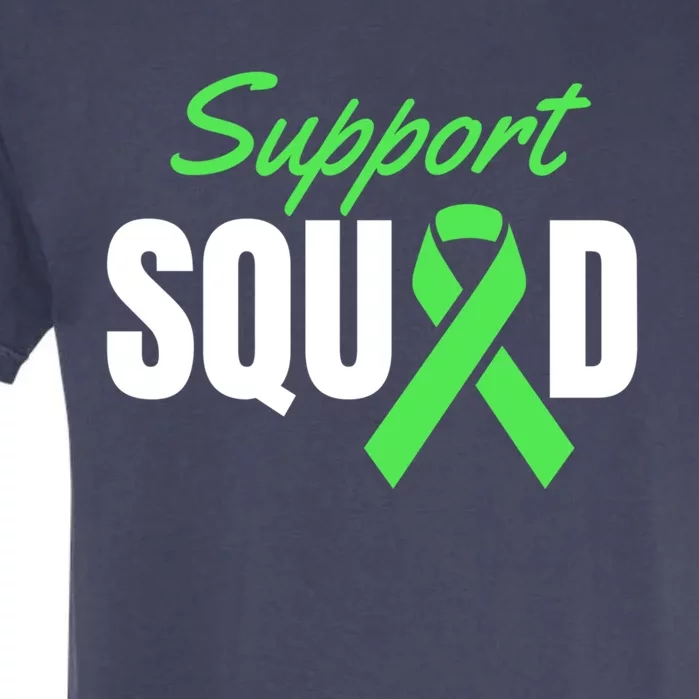 Support Squad Celiac Disease Awareness Green Ribbon Gift Garment-Dyed Heavyweight T-Shirt