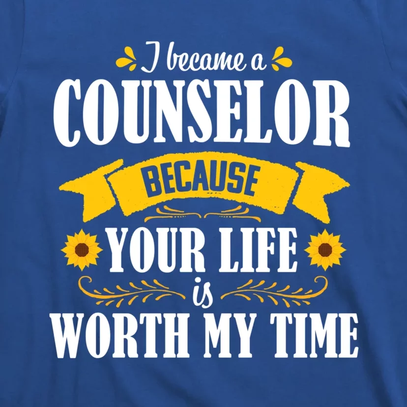 Sunflower School Counselor Guidance Appreciation Gift Great Gift T-Shirt