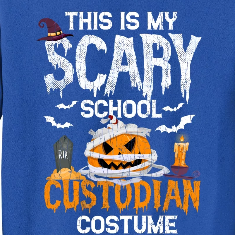 Scary School Custodian Funny Halloween Janitor Graphic Great Gift Sweatshirt