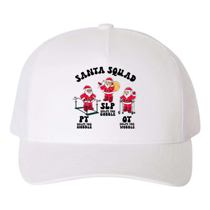 Santa Squad Christmas Slp Ot Pt Yupoong Adult 5-Panel Trucker Hat