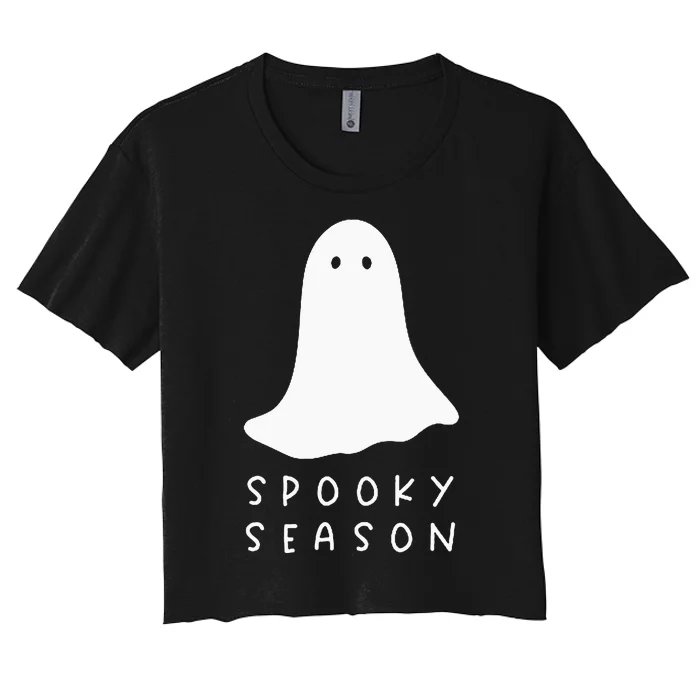 Spooky Season Cute Halloween Women's Crop Top Tee