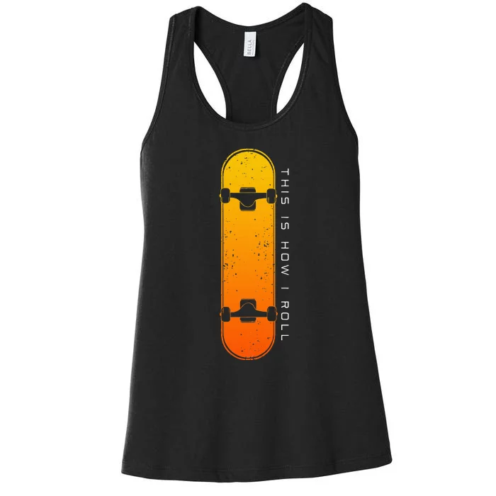 Skateboarding Skateboard Clothing Skateboarder Skateboard Women's Racerback Tank