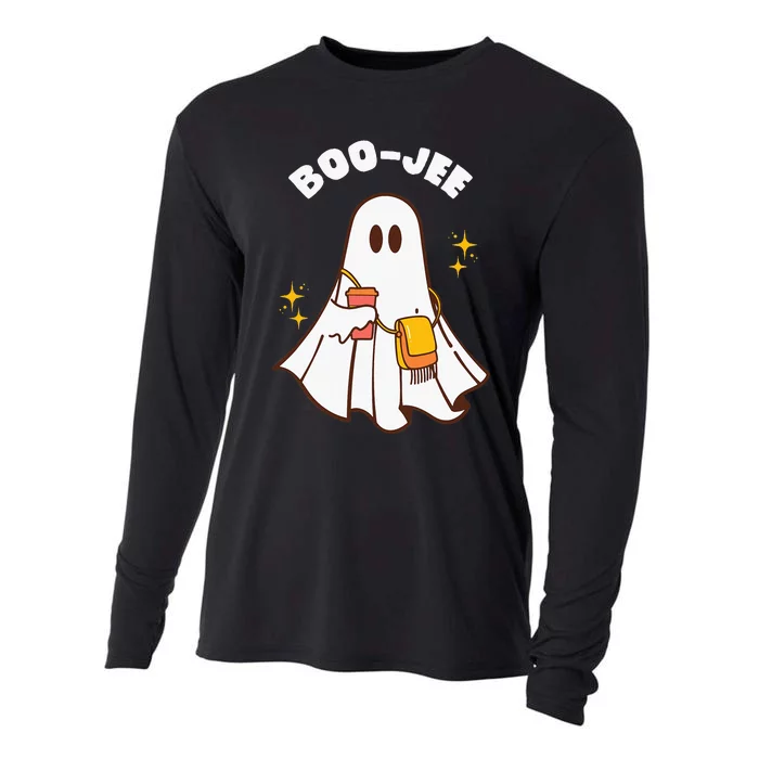 Spooky Season Cute Ghost Halloween Costume Boujee Boo Jee Cooling Performance Long Sleeve Crew