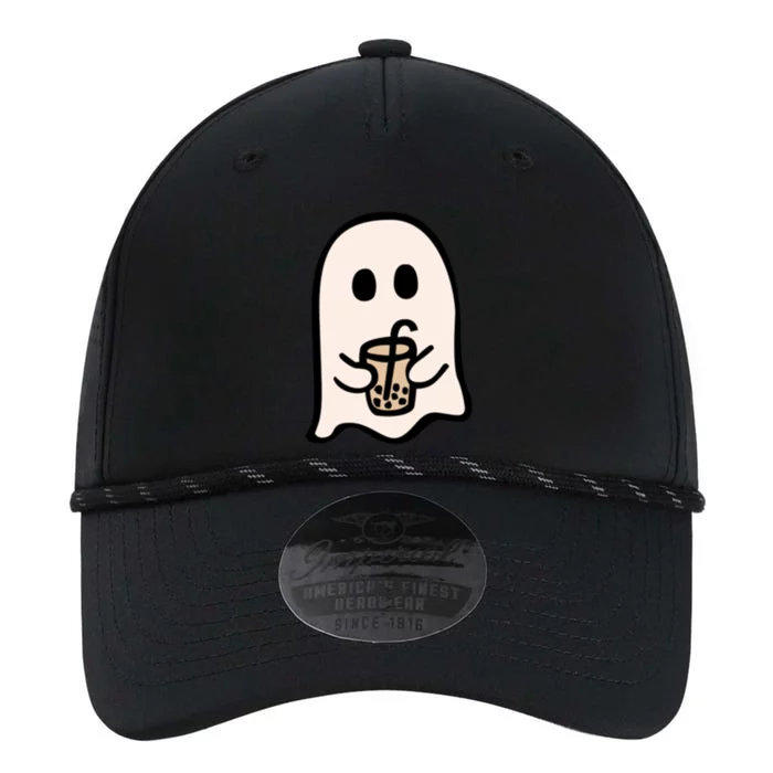 Spooky Season Cute Little Ghost Ice Coffee Halloween Funny Gift Performance The Dyno Cap