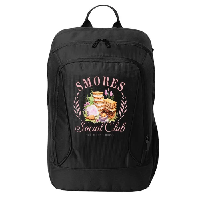 Smores Social Club Picnic Camping Camper Campfire City Backpack