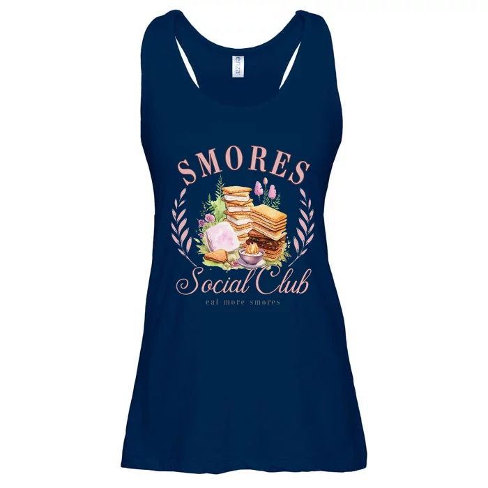 Smores Social Club Picnic Camping Camper Campfire Ladies Essential Flowy Tank