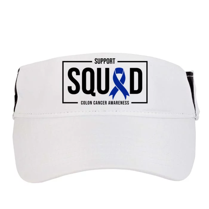 Support Squad Colon Cancer Awareness Adult Drive Performance Visor