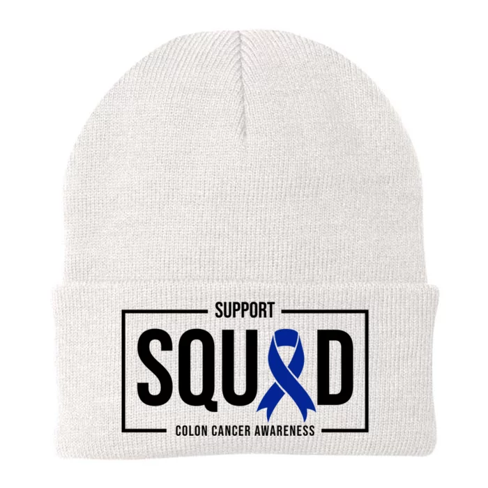 Support Squad Colon Cancer Awareness Knit Cap Winter Beanie