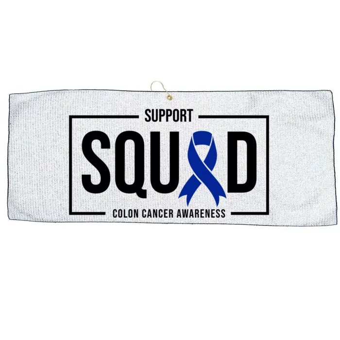 Support Squad Colon Cancer Awareness Large Microfiber Waffle Golf Towel