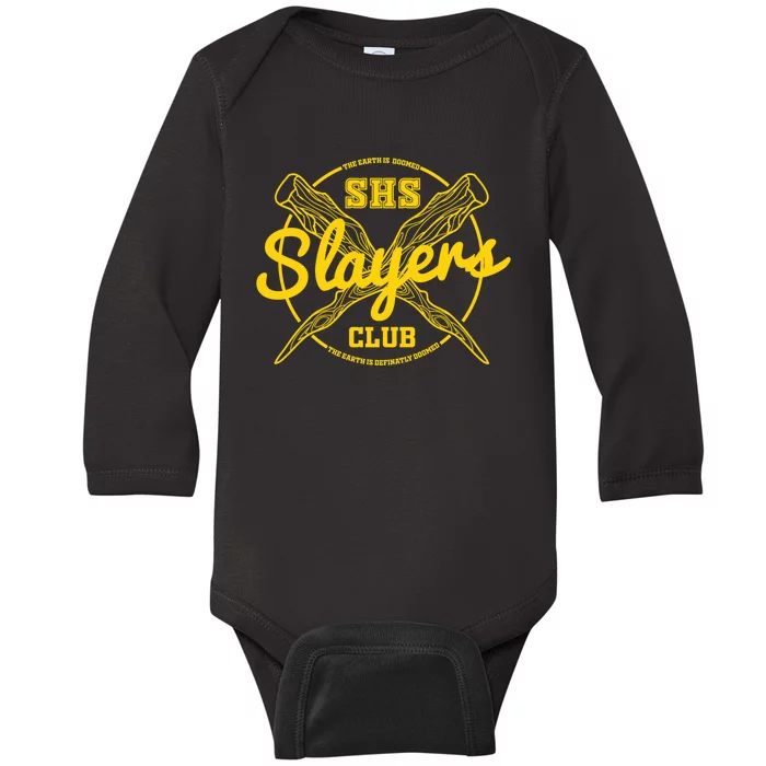 Sunnydale Slayer Club Baby Long Sleeve Bodysuit