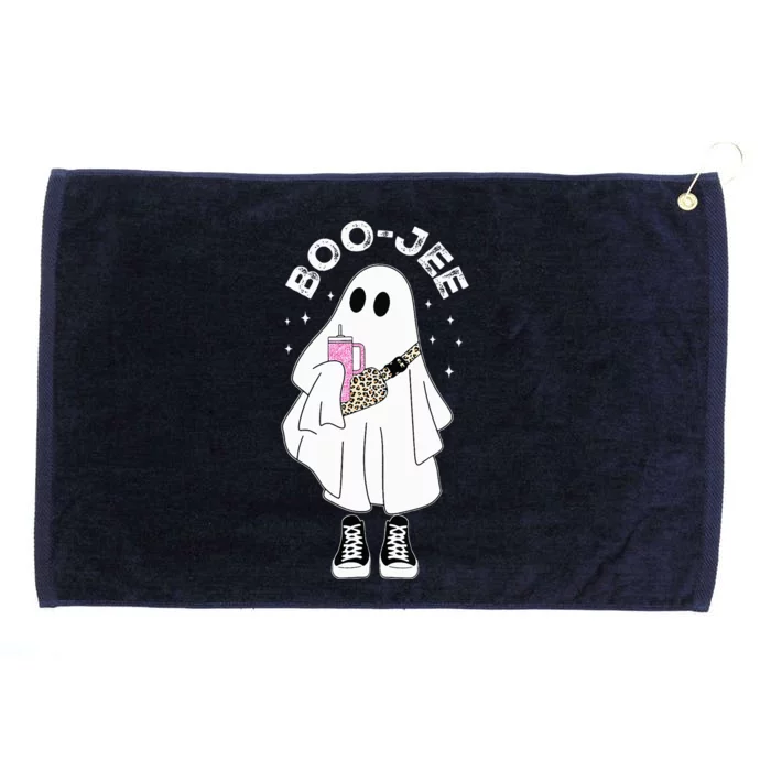 Spooky Season Cute Ghost Halloween Costume Boujee Boo Jee Grommeted Golf Towel