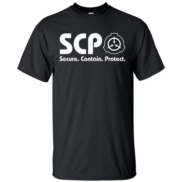 Scp Secure. Contain. Protect. Scp Foundation 2 Tall T-Shirt