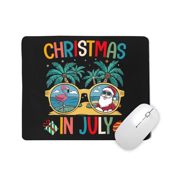 Summer Santa Claus Beach Christmas In July Funny Mousepad