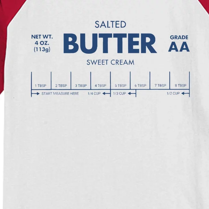 Salted Sweet Cream Butter Kids Colorblock Raglan Jersey