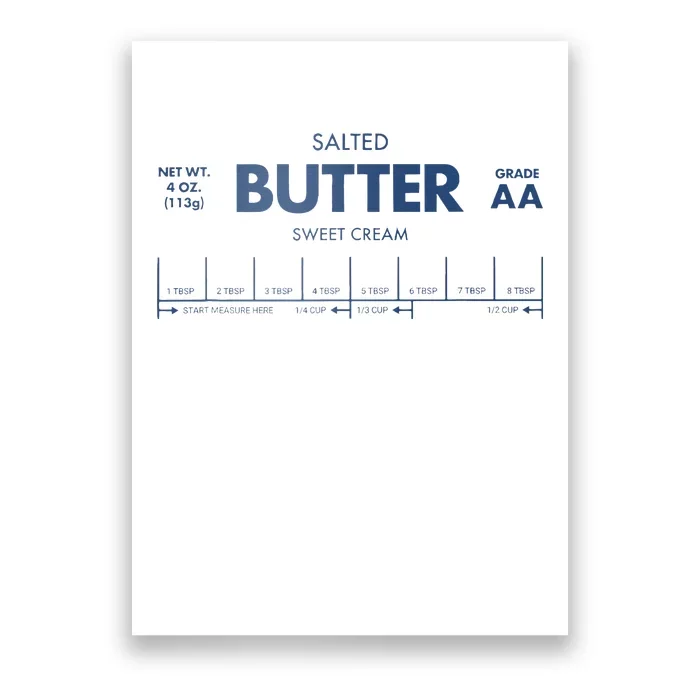 Salted Sweet Cream Butter Poster