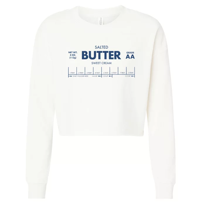 Salted Sweet Cream Butter Cropped Pullover Crew