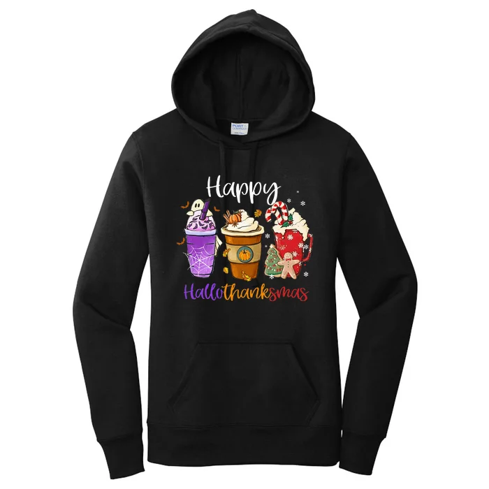 Spooky Season Coffee Blend: Halloween Thanksgiving Delight Women's Pullover Hoodie