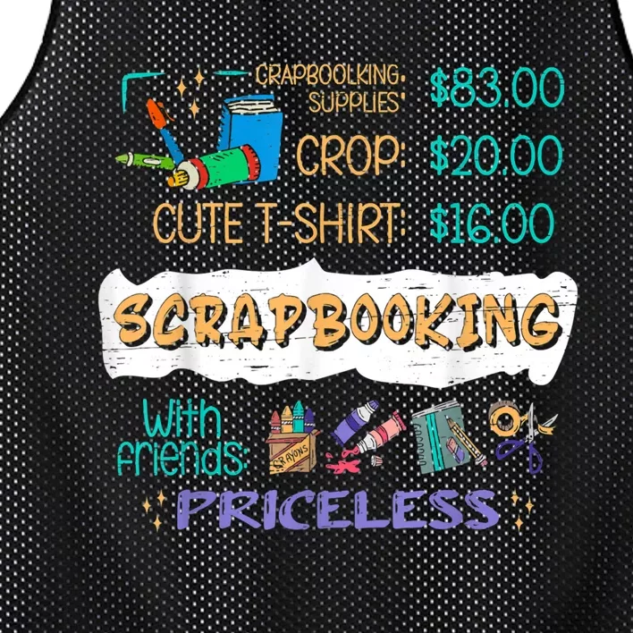 Scrapbooking Supplies Crop Handmade Scrapbooking Mesh Reversible Basketball Jersey Tank