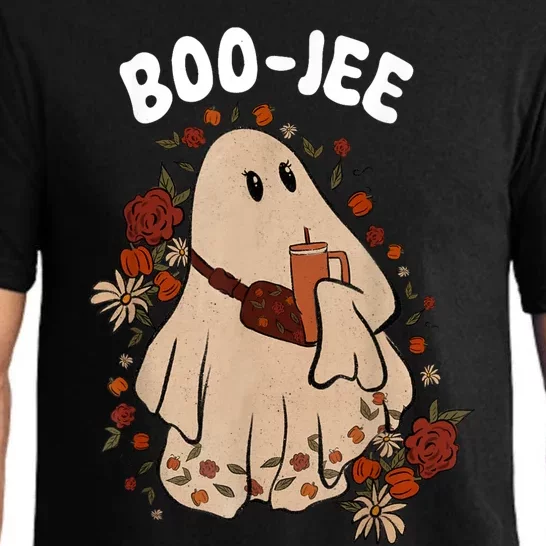 Spooky Season Cute Ghost Halloween Costume Boujee BooJee Pajama Set