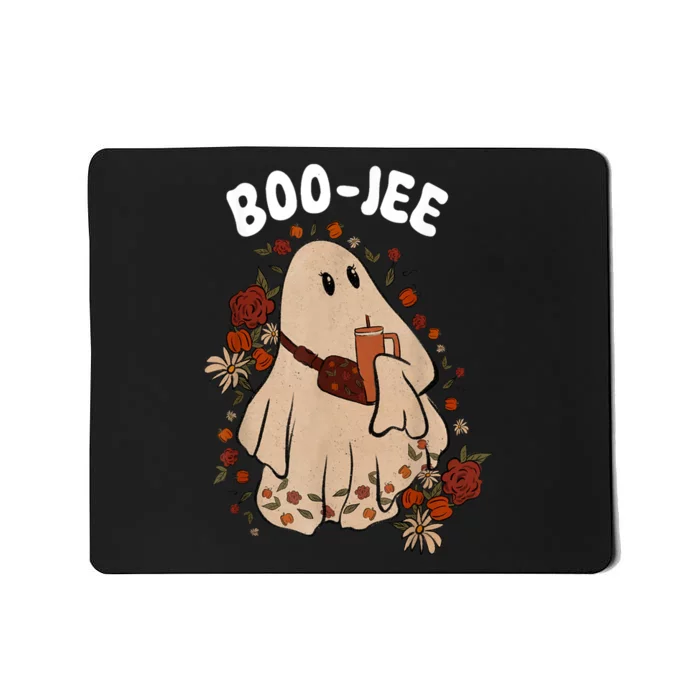 Spooky Season Cute Ghost Halloween Costume Boujee BooJee Mousepad