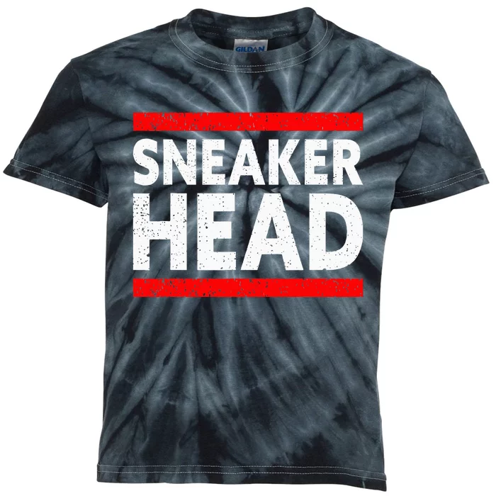 Sneakerhead Sole Collector Sneaker Junkie Sneaker Lover Kids Tie-Dye T-Shirt